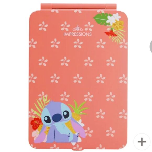 Impressions X Disney's Lilo & Stitch Touch Pad Mini Tri Tone LED Makeup Mirror - Picture 4 of 9